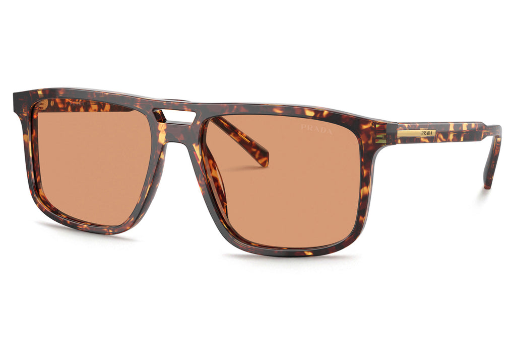 Prada - PR A22SF Sunglasses Magma Tortoise with Orange Lenses (14O07V)