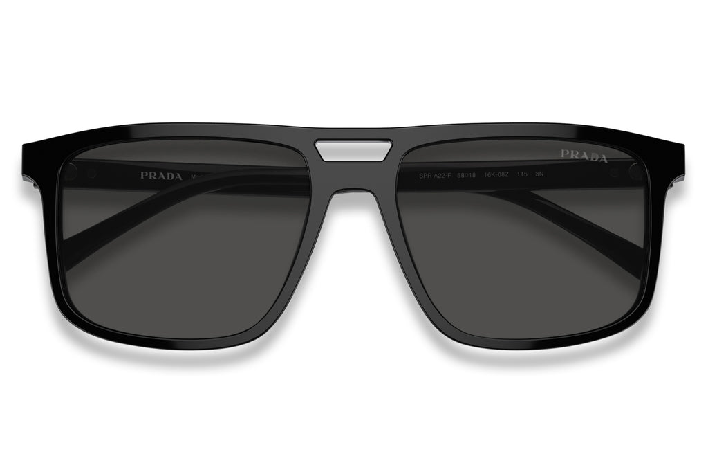 Prada - PR A22SF Sunglasses Black with Dark Grey Lenses (16K08Z)