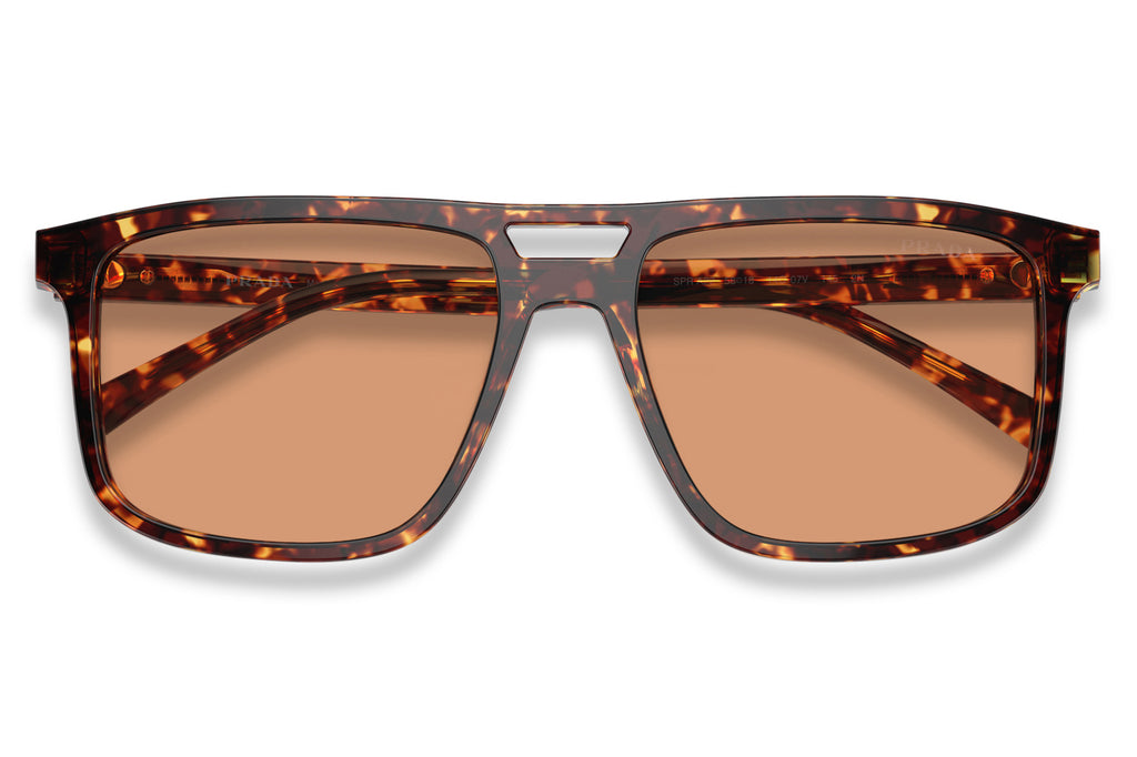 Prada - PR A22S Sunglasses Magma Tortoise with Orange Lenses (14O07V)