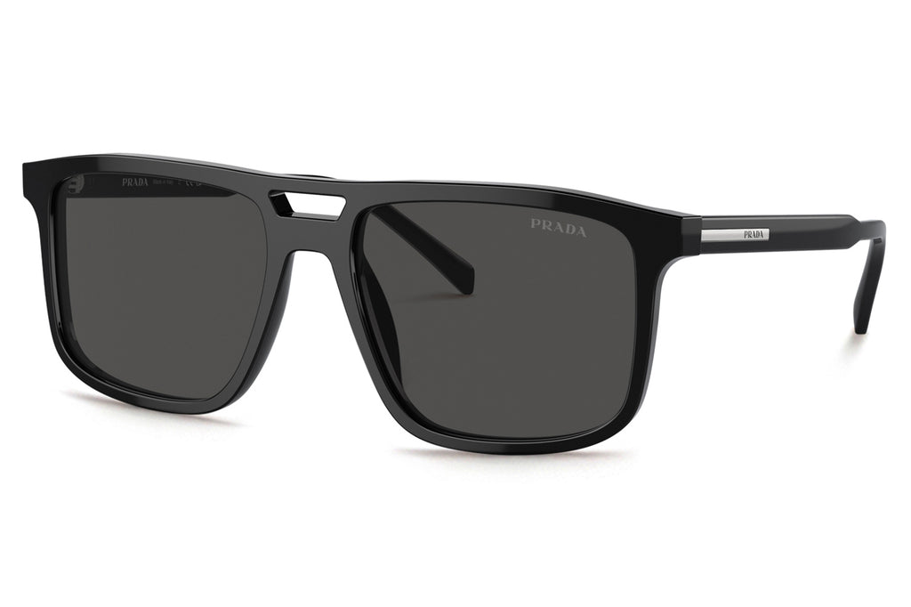 Prada - PR A22S Sunglasses Black with Dark Grey Lenses (16K08Z)