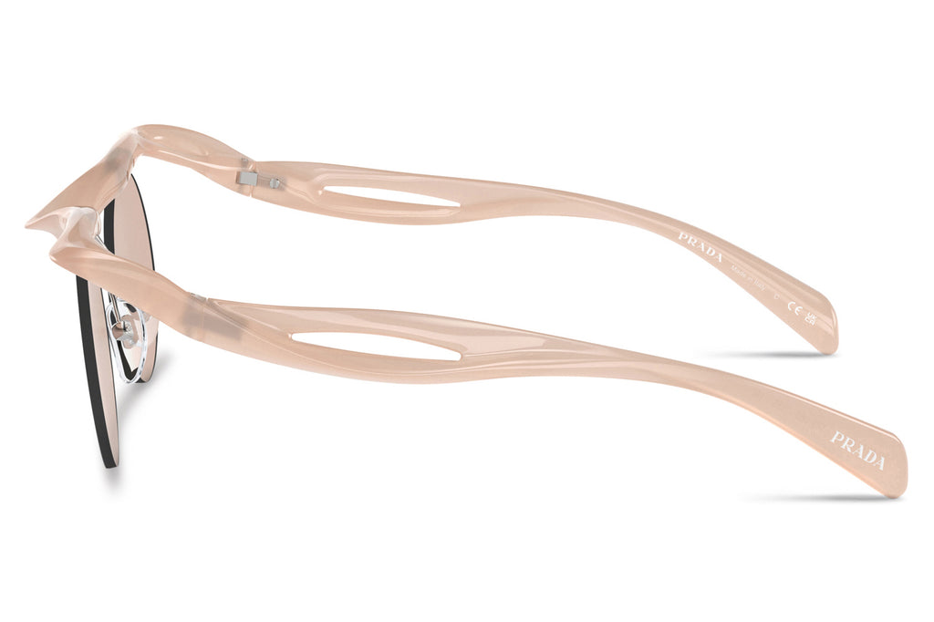 Prada - PR A24S Sunglasses Opal Peach with Light Brown Lenses (12S0B8)