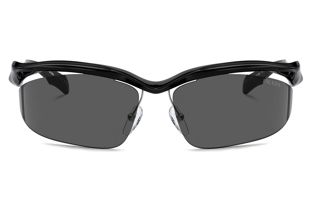 Prada - PR A25S Sunglasses Black with Dark Grey Lenses (1AB5S0)