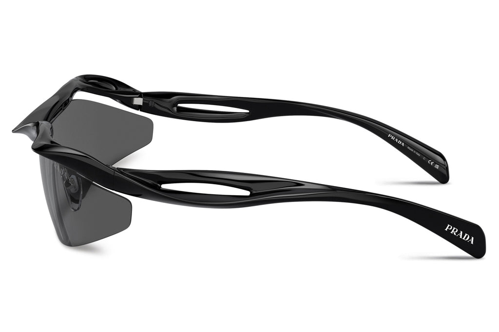 Prada - PR A25S Sunglasses Black with Dark Grey Lenses (1AB5S0)