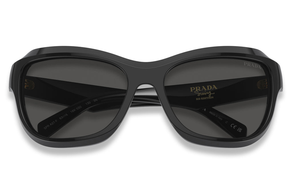 Prada - PR A27SF Sunglasses Black with Dark Grey Lenses (16K5S0)
