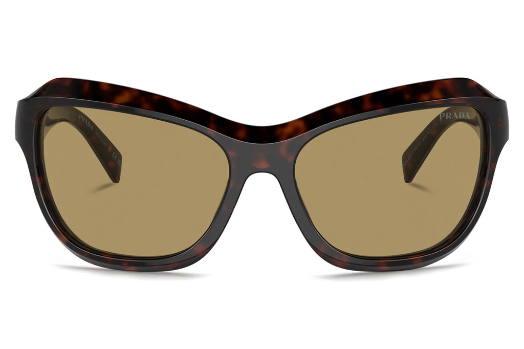 Prada - PR A27SF Sunglasses Radica Tortoise with Green Olive Lenses (17N70G)