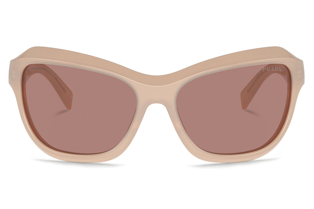 Prada - PR A27SF Sunglasses Opal Natural with Light Brown Lenses (19R10D)