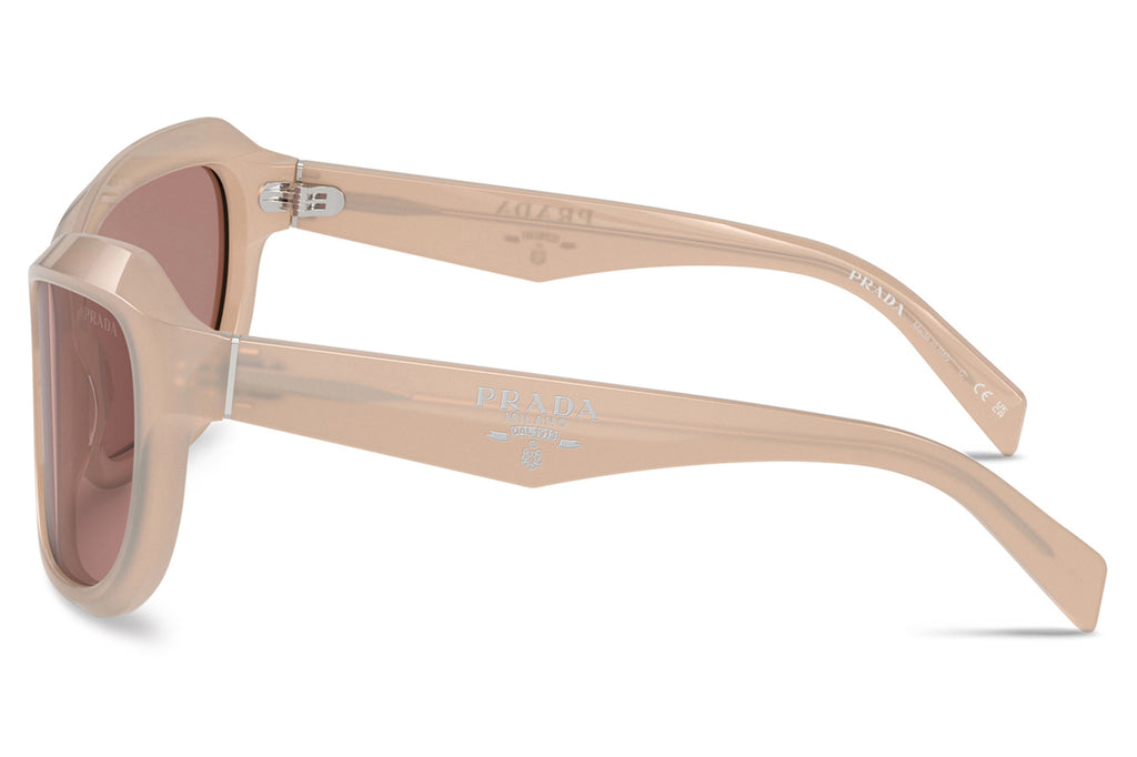 Prada - PR A27SF Sunglasses Opal Natural with Light Brown Lenses (19R10D)
