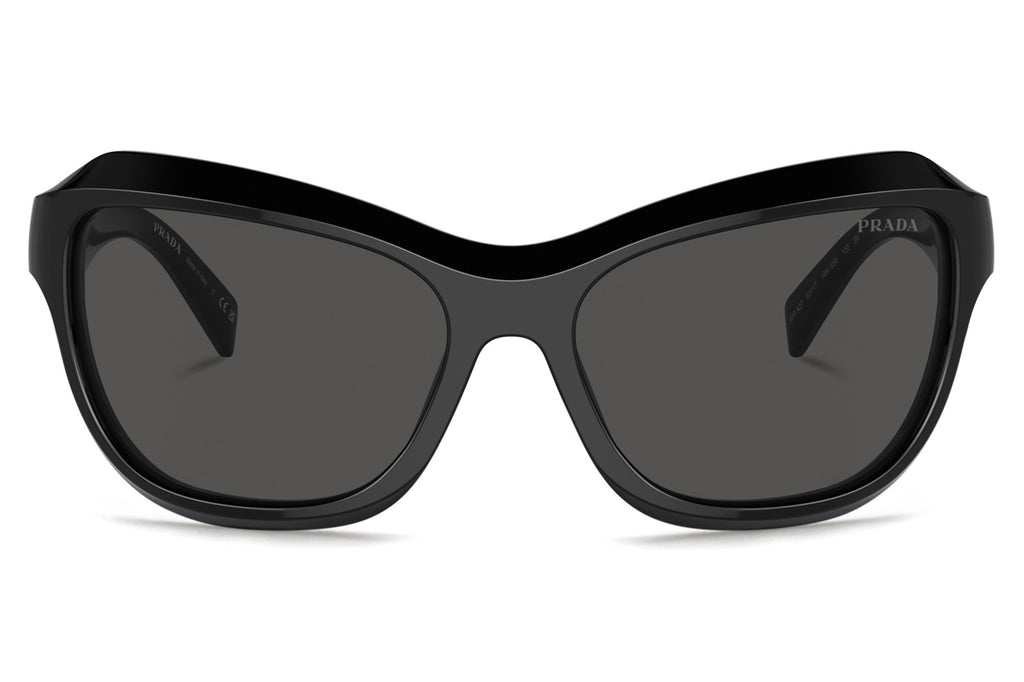 Prada - PR A27S Sunglasses Black with Dark Grey Lenses (16K5S0)