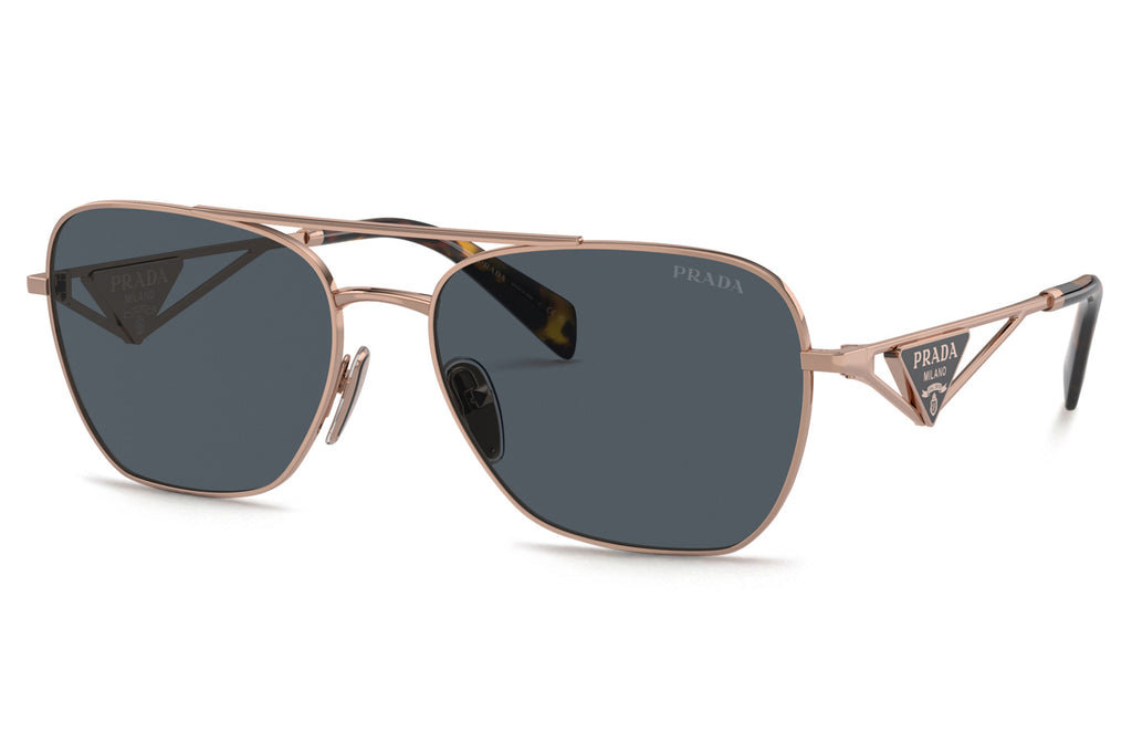 Prada - PR A50S Sunglasses Rose Gold with Dark Grey Lenses (SVF09T)