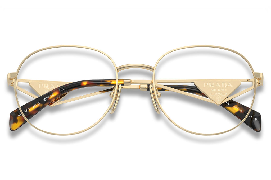 Prada - PR A50V Eyeglasses Pale Gold (ZVN1O1)
