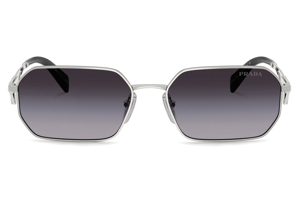 Prada - PR A51S Sunglasses Silver with Grey Gradient Lenses (1BC90A)