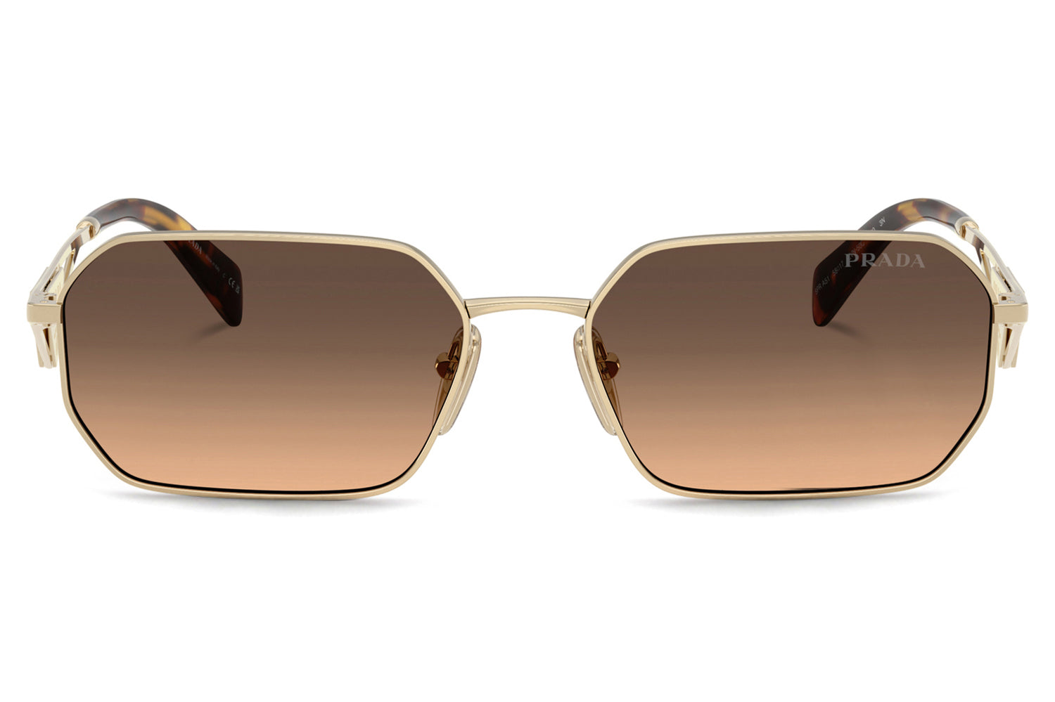 PRADA ブラウン グラデーション サングラス Prada - PR A51S Sunglasses | Specs Collective