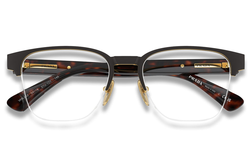 Prada - PR A52V Eyeglasses Matte Brown (01U1O1)