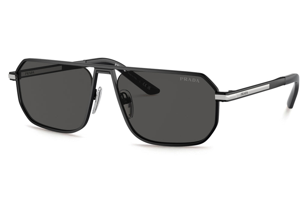 Prada - PR A53S Sunglasses Matte Black with Dark Grey Lenses (1BO5S0)