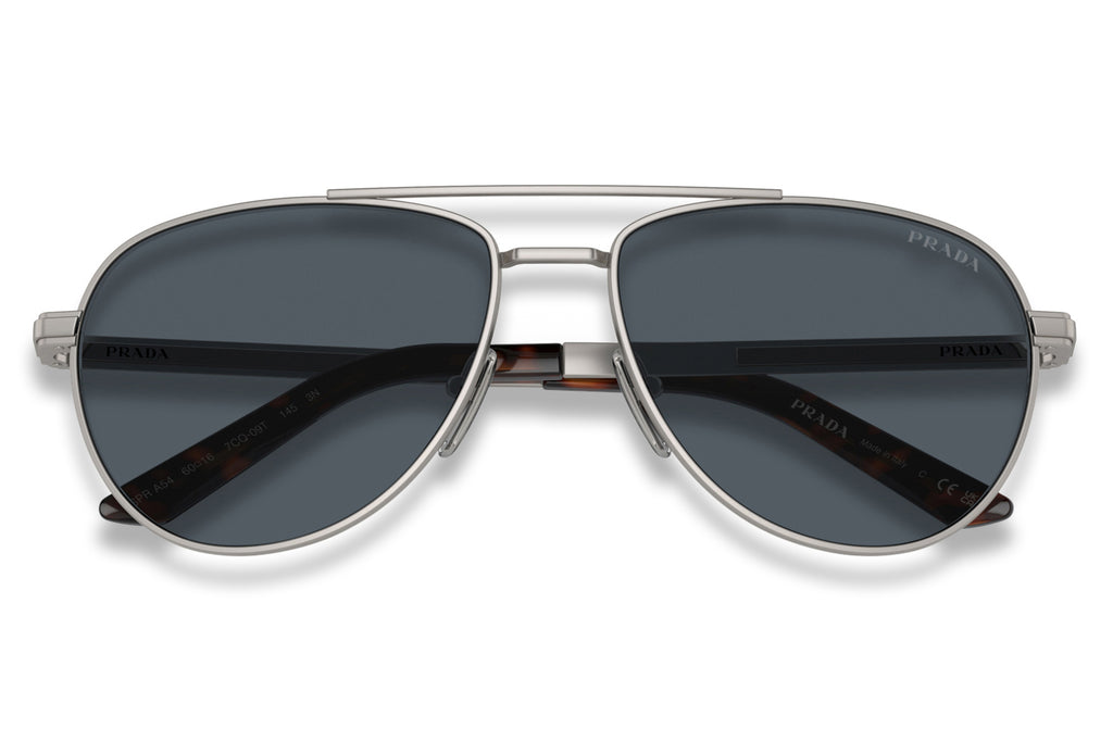 Prada - PR A54S Sunglasses Matte Gunmetal with Dark Grey Lenses (7CQ09T)