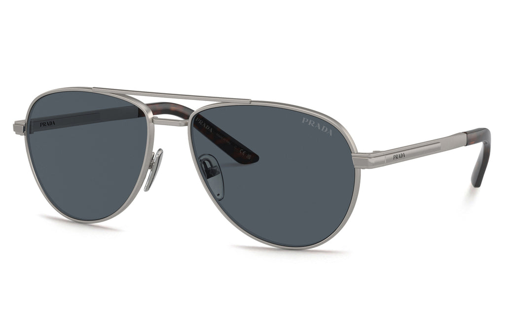 Prada - PR A54S Sunglasses Matte Gunmetal with Dark Grey Lenses (7CQ09T)