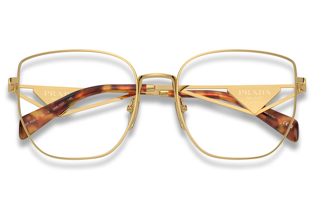 Prada - PR A54VD (Low Bridge Fit) Eyeglasses Gold (5AK1O1)