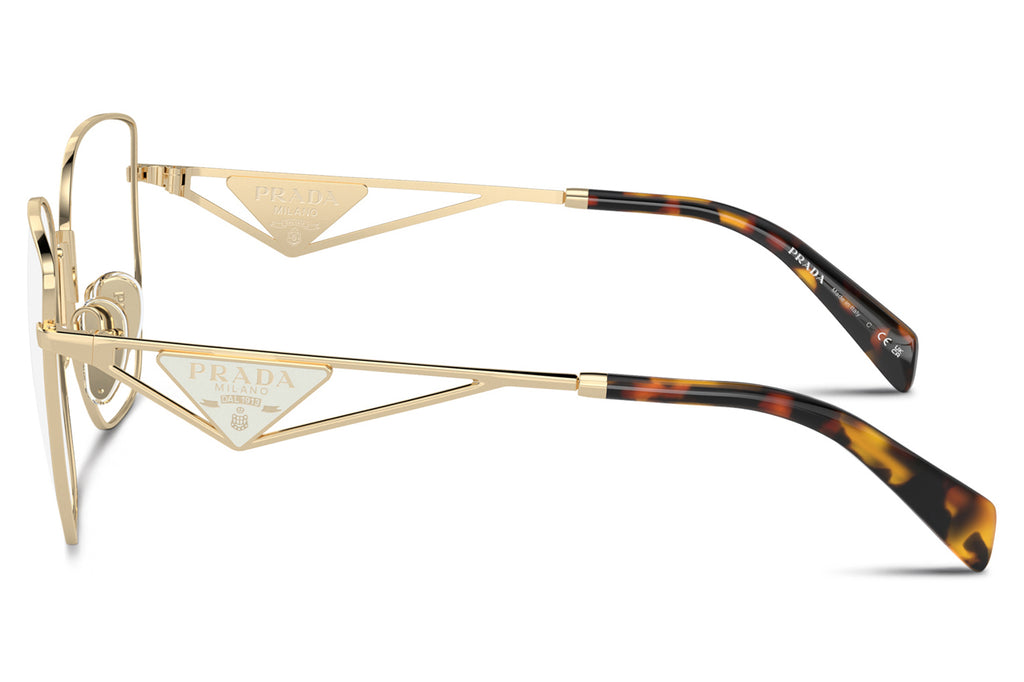 Prada - PR A54VD (Low Bridge Fit) Eyeglasses Pale Gold (ZVN1O1)