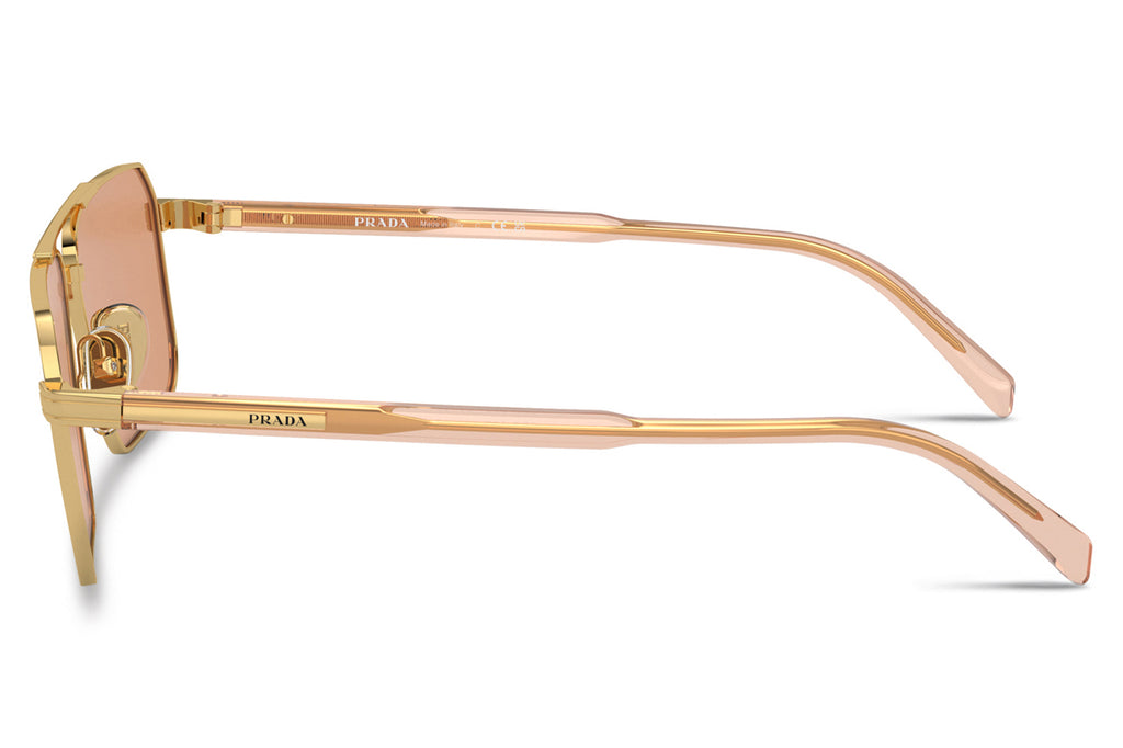 Prada - PR A57S Sunglasses Gold with Orange Lenses (5AK07V)