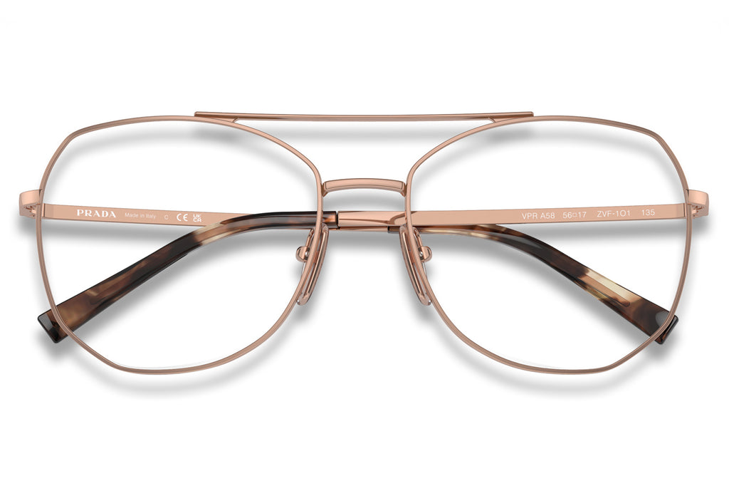 Prada - PR A58V Eyeglasses Rose Gold (ZVF1O1)