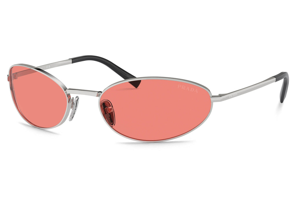 Prada - PR A59S Sunglasses Silver with Pink Lenses (1BC20B)