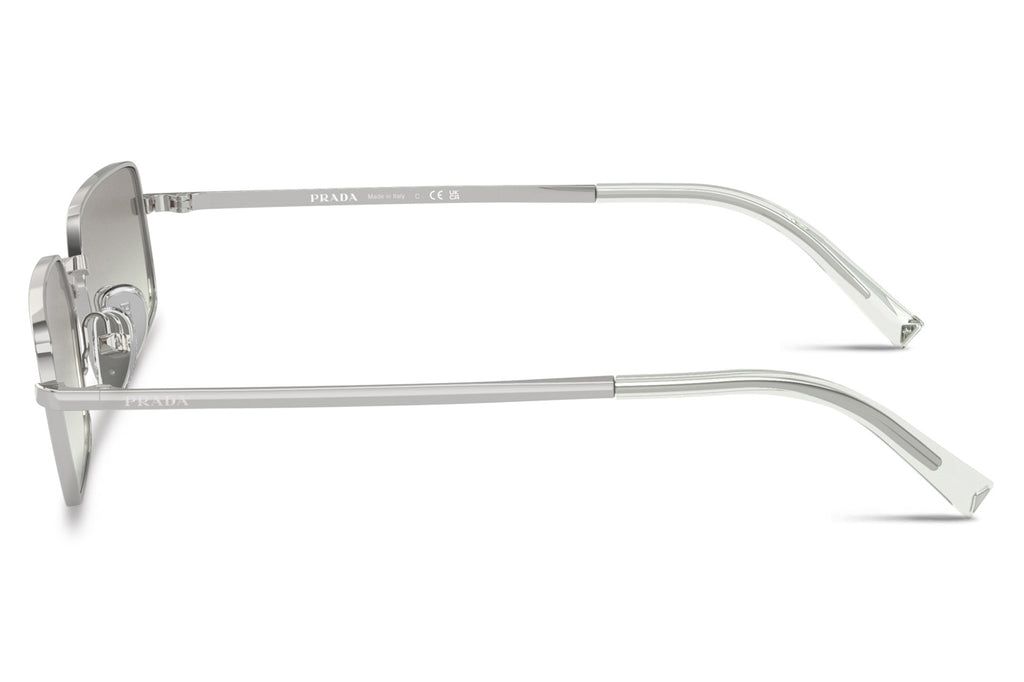 Prada - PR A60S Sunglasses Silver with Light Green Silver Gradient Lenses (1BC80G)