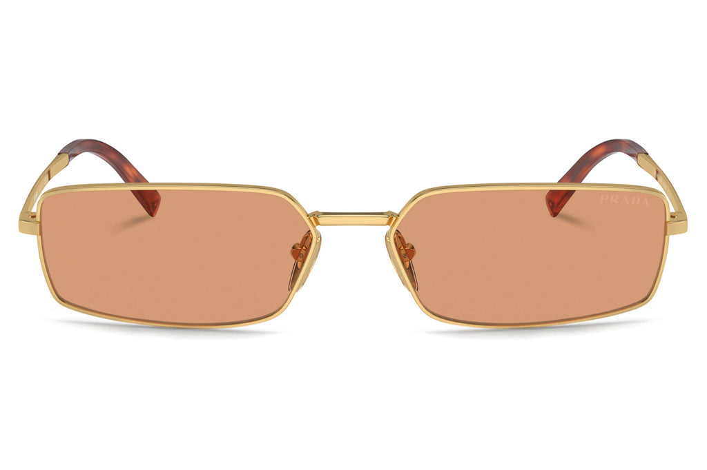 Prada - PR A60S Sunglasses Gold with Orange Lenses (5AK07V)