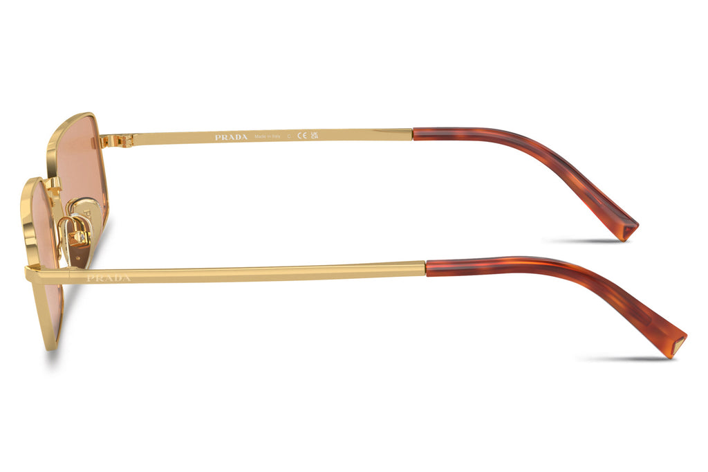 Prada - PR A60S Sunglasses Gold with Orange Lenses (5AK07V)