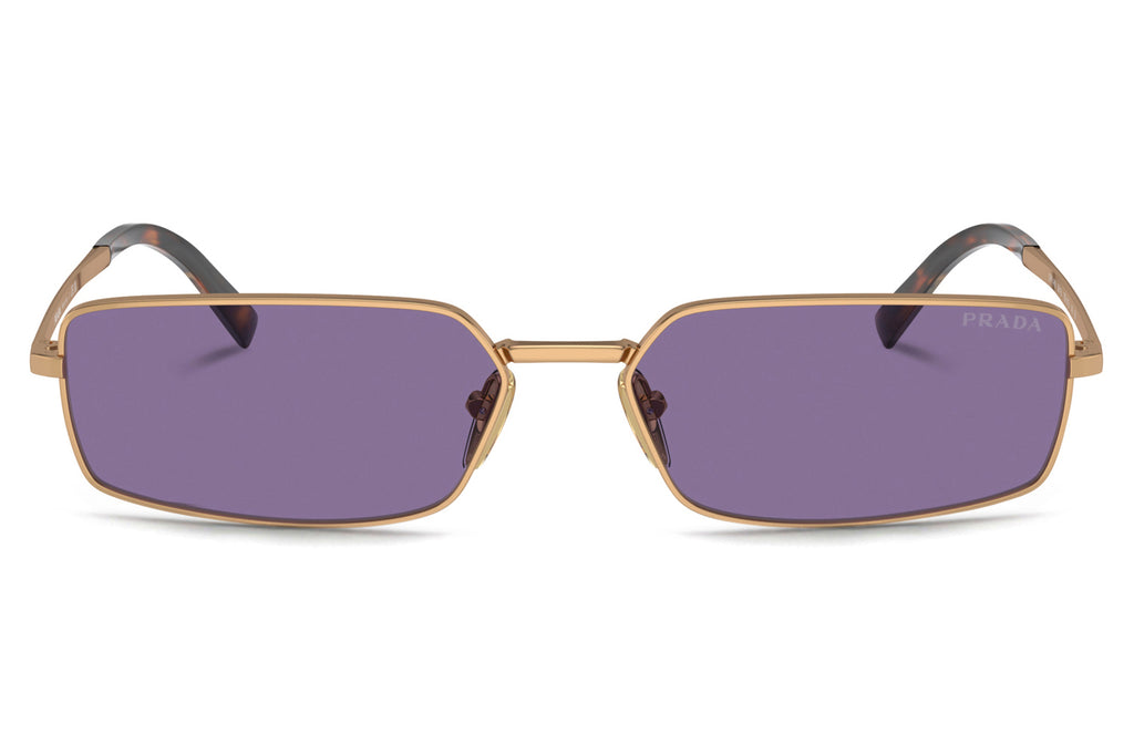 Prada - PR A60S Sunglasses Brass with Violet Lenses (7OE01O)