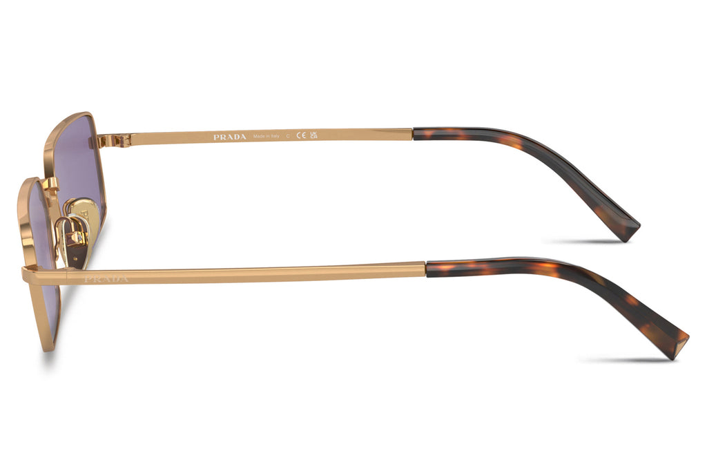 Prada - PR A60S Sunglasses Brass with Violet Lenses (7OE01O)