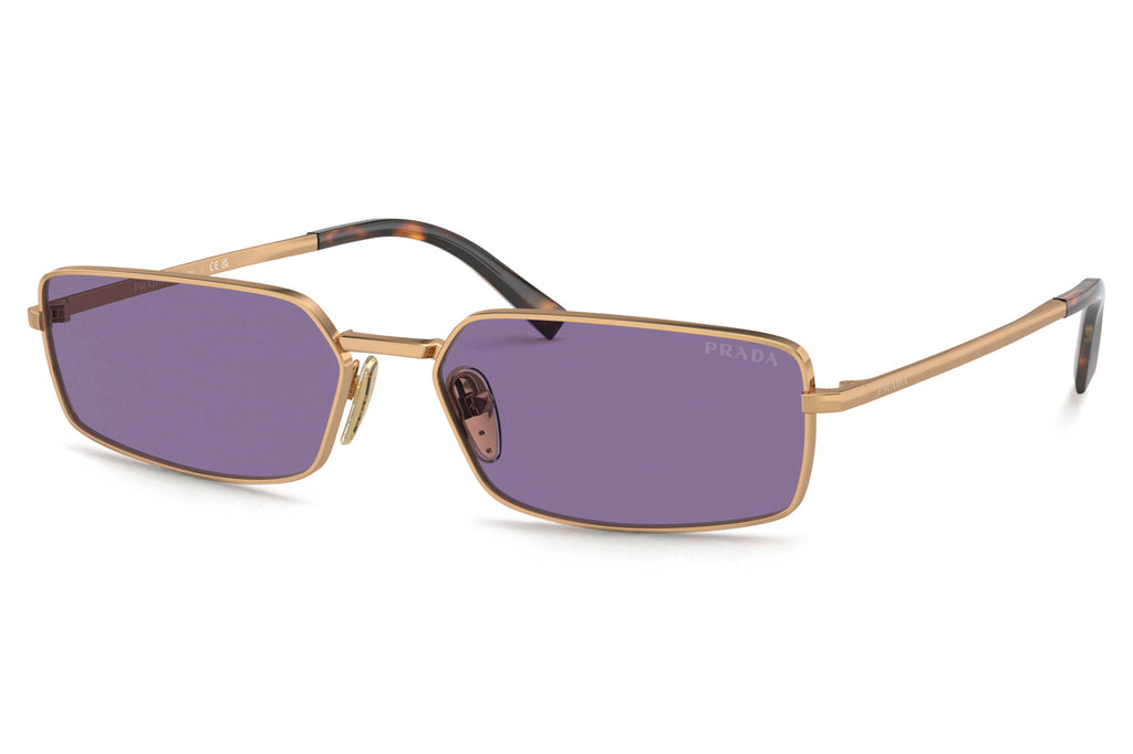 Prada - PR A60S Sunglasses Brass with Violet Lenses (7OE01O)
