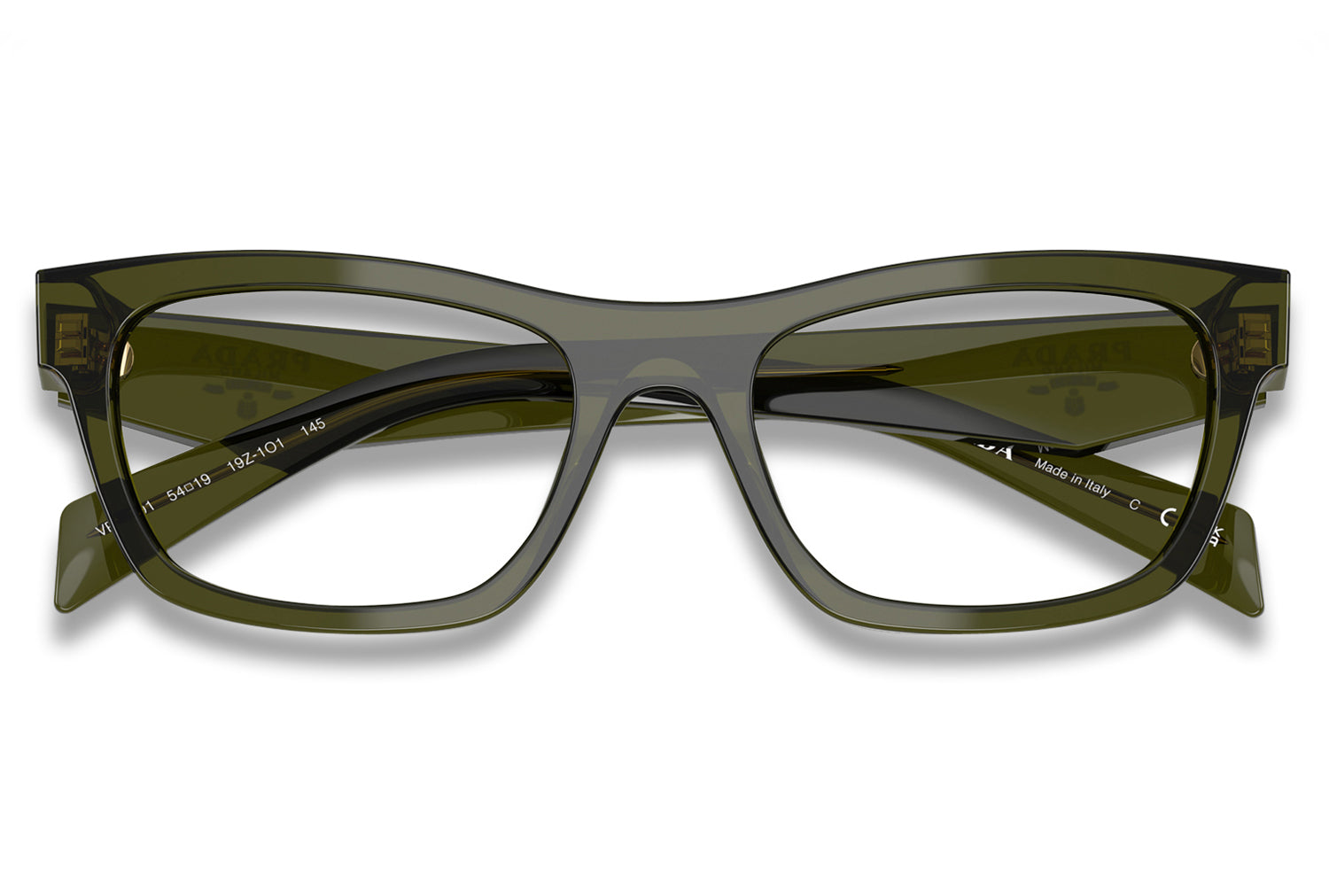 NEW Prada PR B01V Clear Cat Eye Eyeglasses Frames PR B01V Eyeglasses - Prada Authorized Retailer | coolframes  main image 4