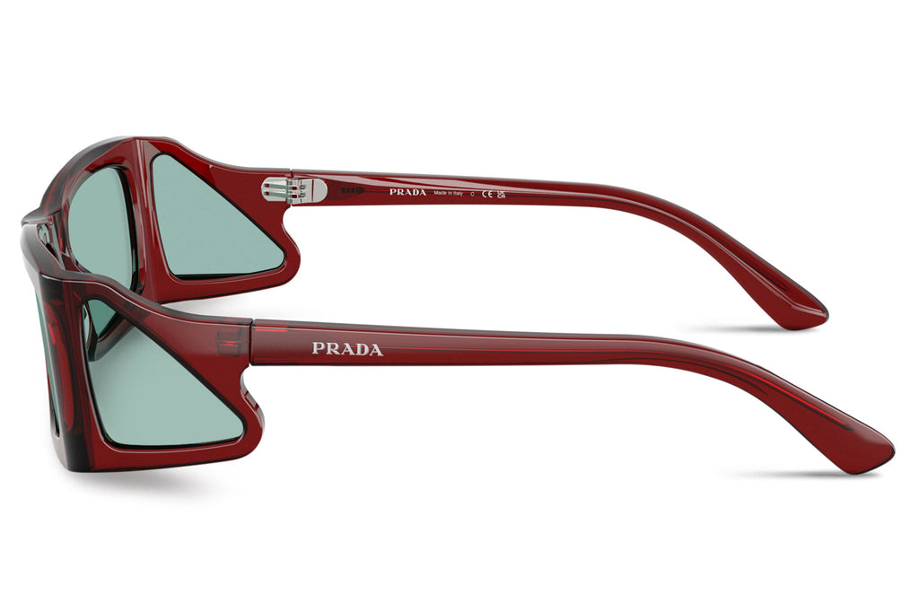 Prada - PR B03S Sunglasses Transparent Peat with Petrol Green Lenses (12Z40K)
