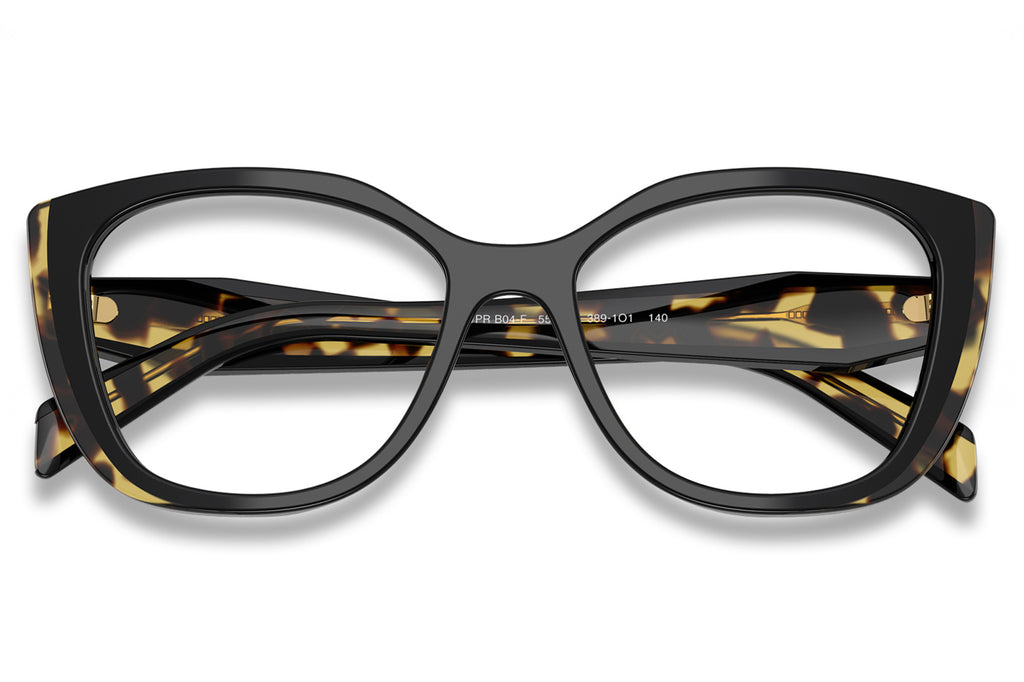 Prada - PR B04VF (Low Bridge Fit) Eyeglasses Black/Medium Tortoise (3891O1)