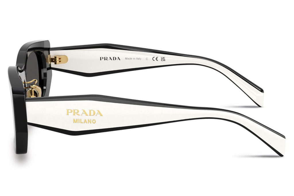 Prada - PR B05SF Sunglasses Black with Dark Grey Lenses (09Q08Z)