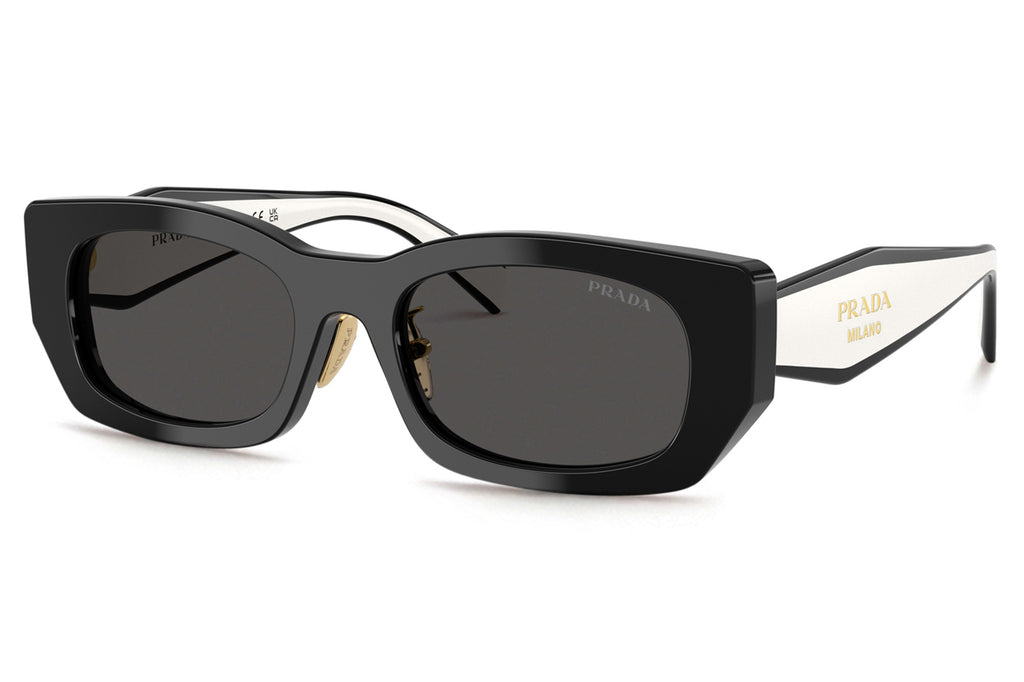 Prada - PR B05SF Sunglasses Black with Dark Grey Lenses (09Q08Z)