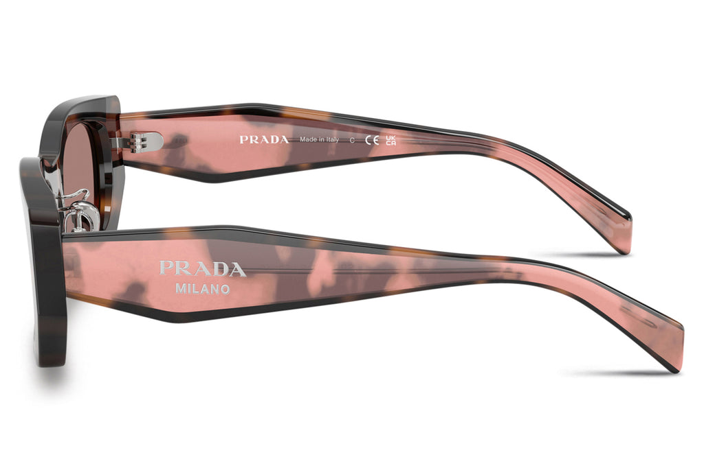Prada - PR B05SF Sunglasses Mauve Tortoise with Light Brown Lenses (23A60B)
