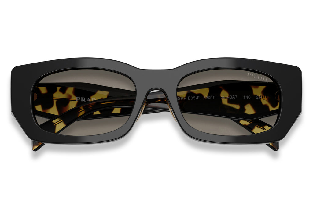 Prada - PR B05SF Sunglasses Black with Grey Gradient Lenses (3890A7)