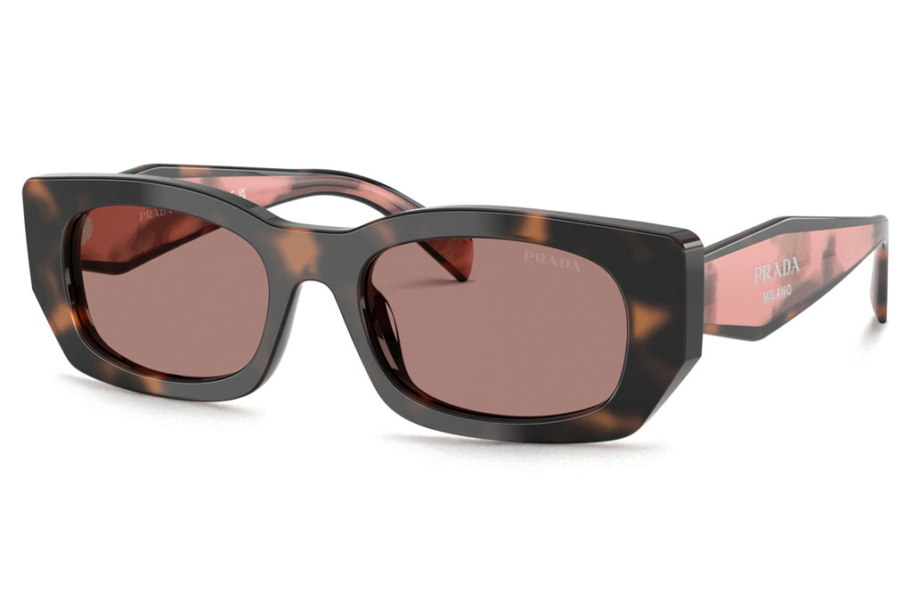Prada - PR B05S Sunglasses Mauve Tortoise with Light Brown Lenses (23A60B)