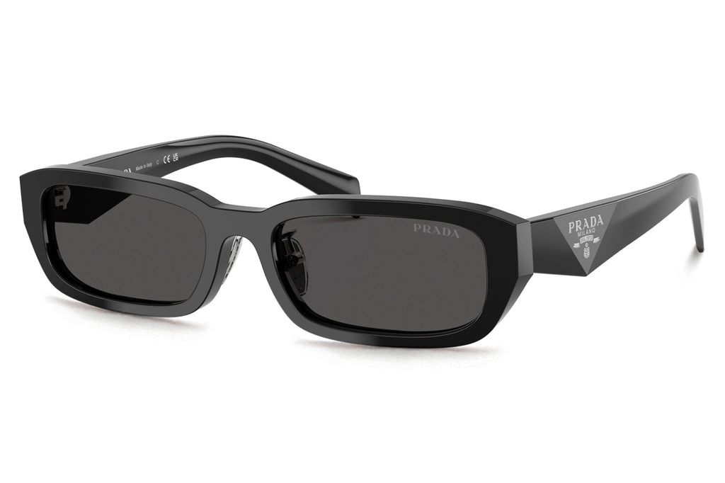 Prada - PR B06SF Sunglasses Black with Dark Grey Lenses (16K08Z)