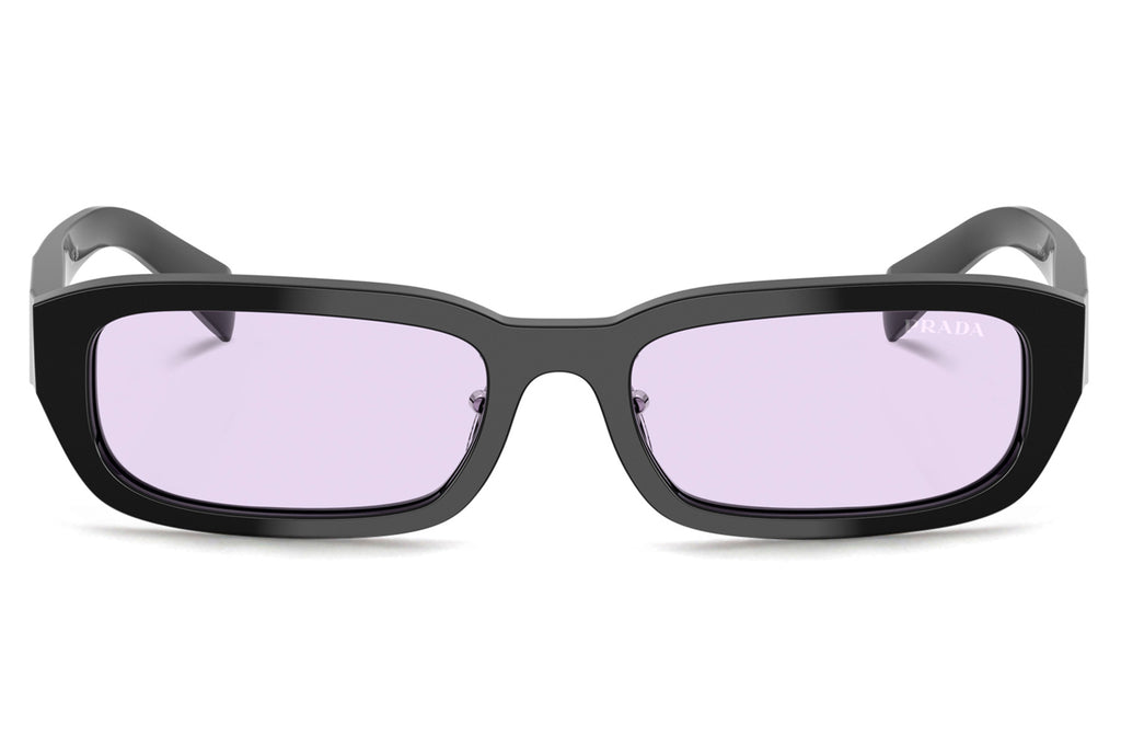 Prada - PR B06SF Sunglasses Black with Black with Violet Lenses (16K40J)