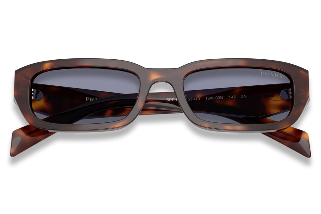 Prada - PR B06S Sunglasses Classic Tortoise with Grey Lenses (15W03N)