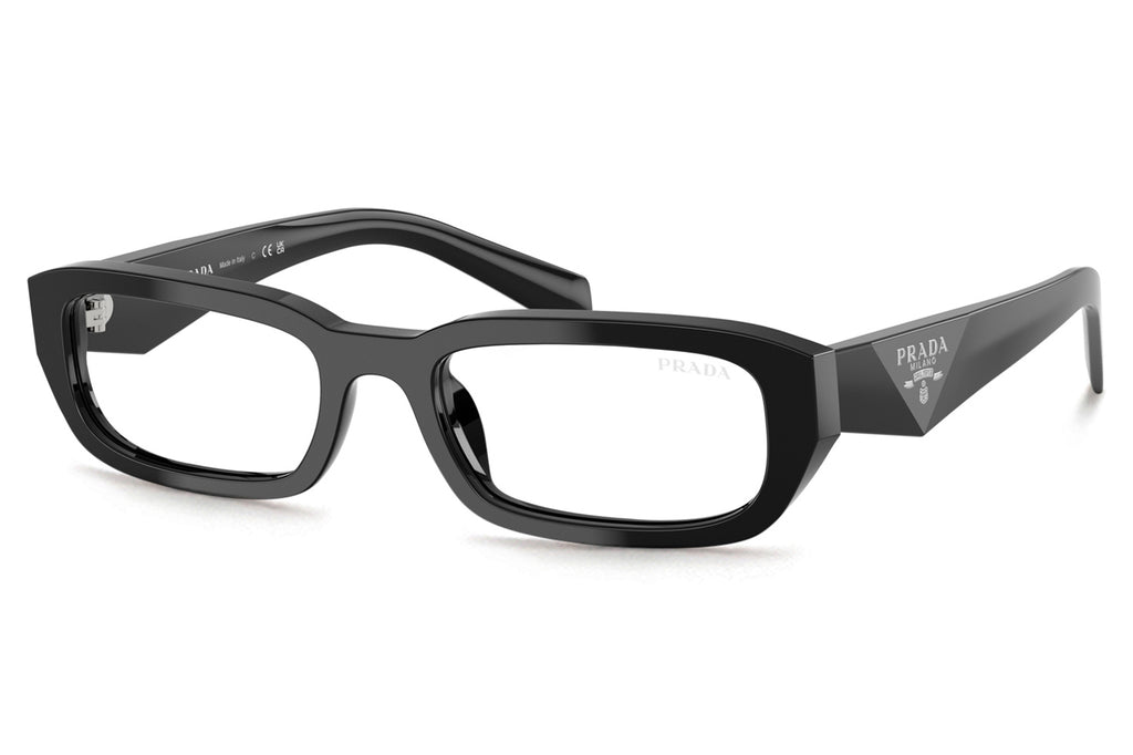 Prada - PR B06S Sunglasses Black with Clear Blue-Violet Light Filter Lenses (16K08N)
