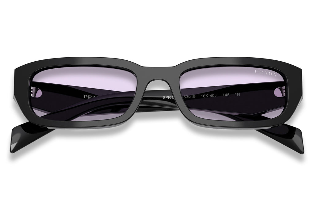 Prada - PR B06S Sunglasses Black with Violet Lenses (16K40J)
