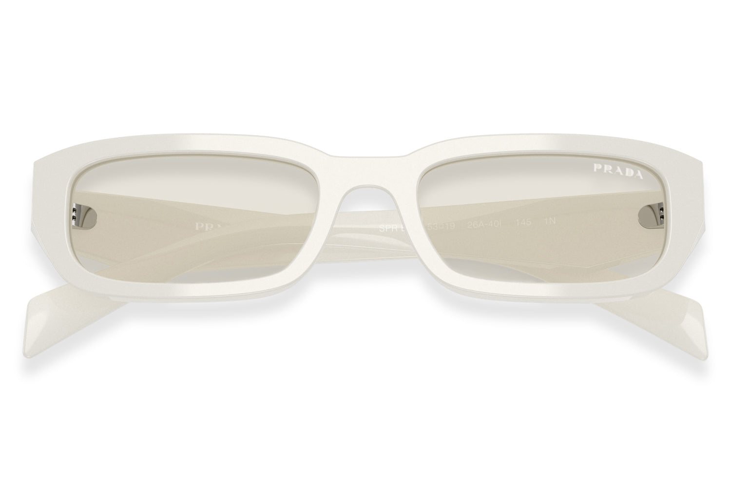 White Prada sunglasses in great condition Prada Linea Rossa 0PS 03YS AAI08R Matte White Sunglasses  main image 2