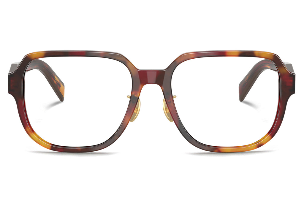 Prada - PR B07VD (Low Bridge Fit) Eyeglasses Poppy Tortoise/Bordeaux (22A1O1)