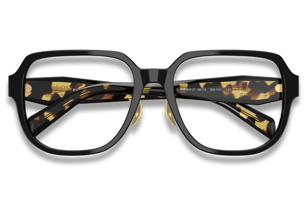 Prada - PR B07VD (Low Bridge Fit) Eyeglasses Black/Medium Tortoise (3891O1)