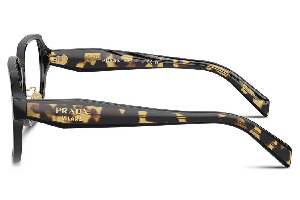 Prada - PR B07VD (Low Bridge Fit) Eyeglasses Black/Medium Tortoise (3891O1)