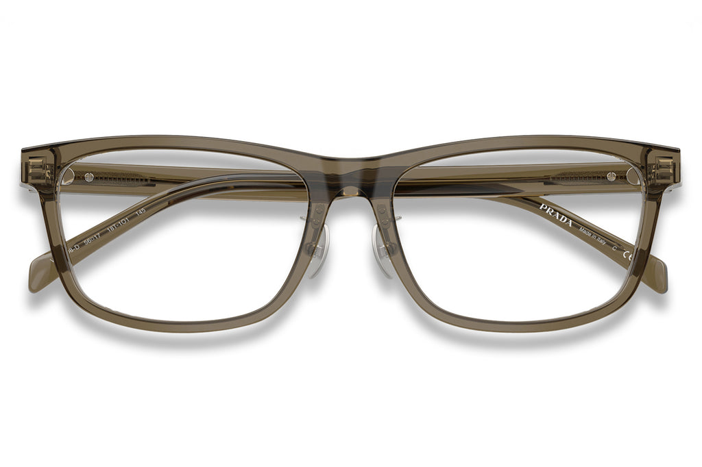 Prada - PR B08VD (Low Bridge Fit) Eyeglasses Transparent Brown (18T1O1)
