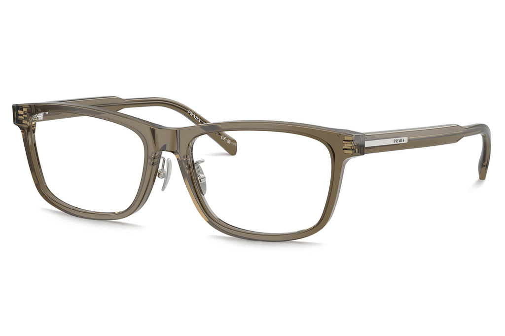 Prada - PR B08VD (Low Bridge Fit) Eyeglasses Transparent Brown (18T1O1)